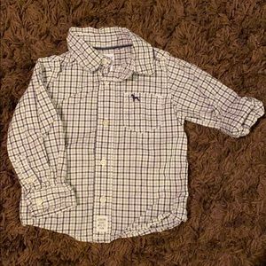 Carters long sleep button up shirt
